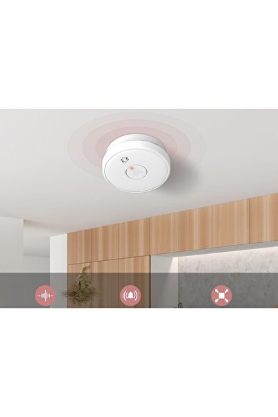 OEM Putogesafe ZA258 Wireless Smoke Detector Set of 6, 85 dB Alarm, LED, 10-Year Battery