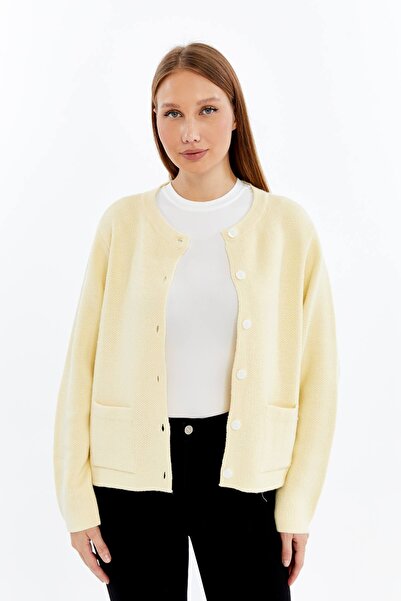 Maison La Femme Women's Buttoned Knitwear Cardigan