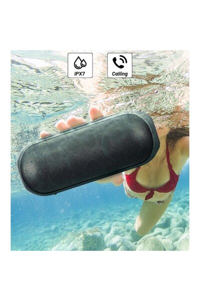 OEM NOTABRICK Bluetooth Speaker with RGB Lighting, 30 W, IPX7 Water-Resistant, Black