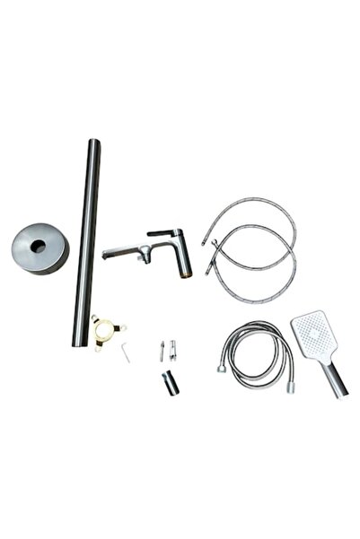 OEM Freestanding bath faucet, chrome, 360°, with 150 cm shower