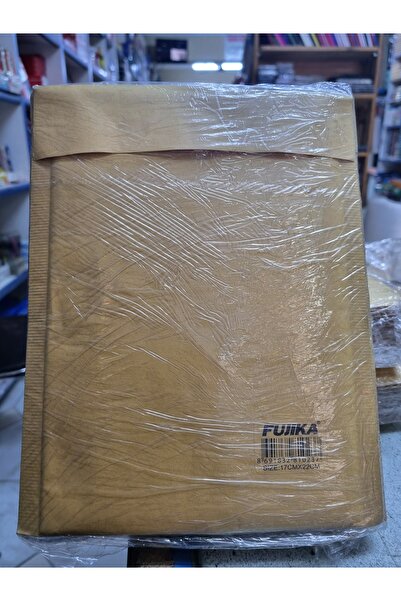 Fujika ظرف كرافت مبطن بالفقاعات الهوائية مقاس 17×22، عبوة من 10 قطع