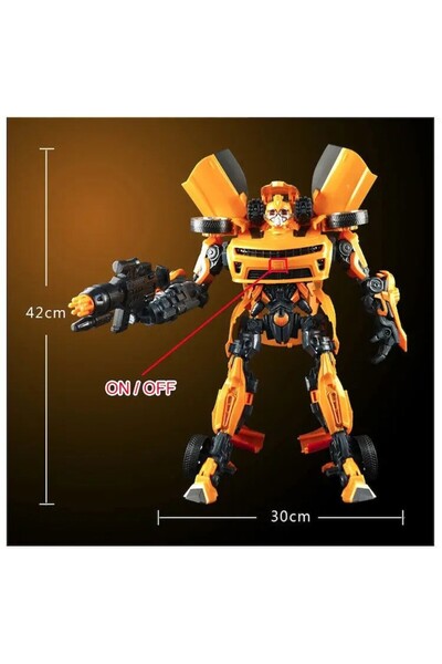 OEM Robot car, 42 x 30 cm, yellow/black