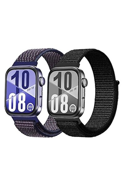 OEM NewJourney sport strap, set of 2 (black & navy), adjustable 120–180 mm, breathable nylon