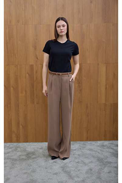 Birgül Bektaş Mink Fleto Pocket Trousers