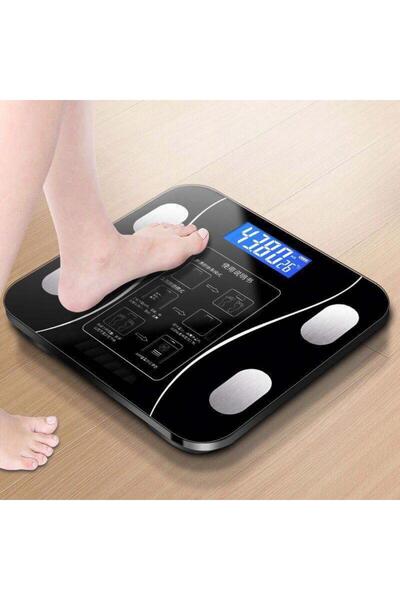 Tradeo Smart Bluetooth Body Fat & Weight Scale – 180kg, LED Display, 4 Sensors, Multi Health Tracking
