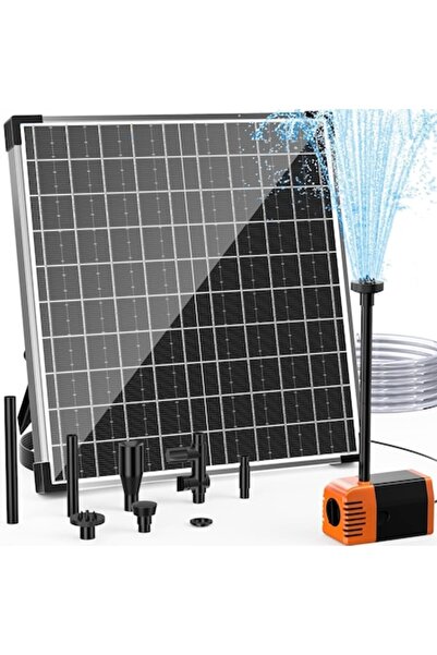 OEM Solar fountain pump, 1200 l/h, 25 W, with 2 m hose, creative design