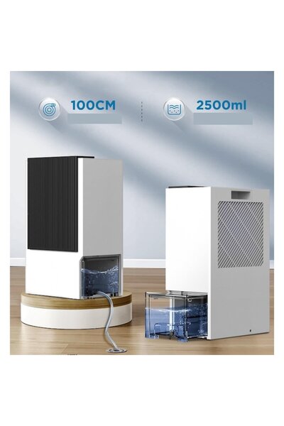 EasyAcc X2 3-in-1 Dehumidifier, 3L/24h, Fan and Heater, Compact, Quiet