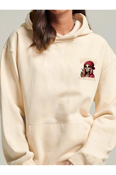 uyguntarz Unisex Nightmare Printed Hooded Sweatshirt