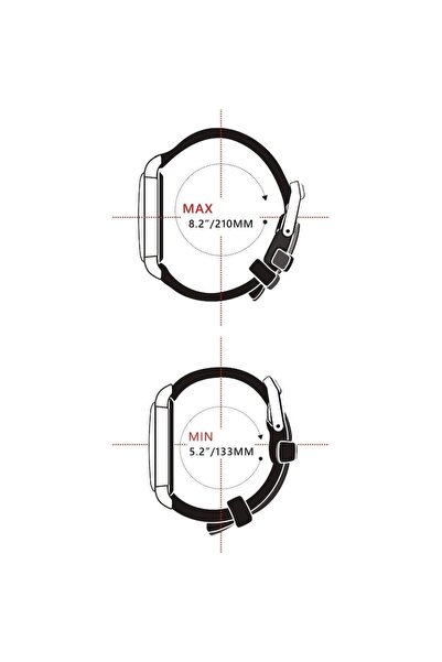 OEM Crafter Blue CB05 Watch Strap, Rubber, 22mm, Black, 210mm, Set with Spring Bars