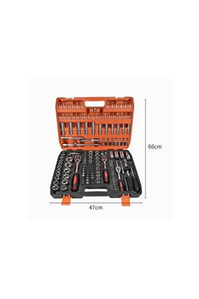 OEM 172-piece tool set in case, chrome-vanadium, corrosion resistant