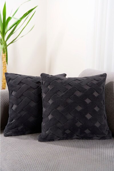 Sudemhome Straw Pattern Special Design Punch Pattern Decorative Throw Pillow Cover 43X43 cm
