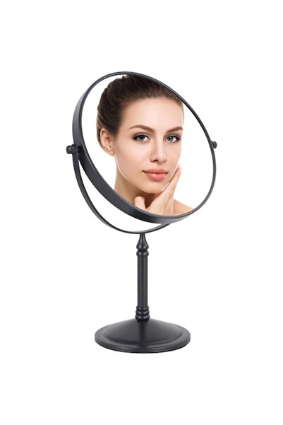 OEM DOWRY cosmetic mirror 20 cm, double-sided, 10x magnification, LED, rotating