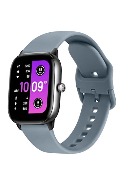 OEM Silicone Watch Strap for Amazfit GTS 2/3/4 Mini 20mm Steel Blue