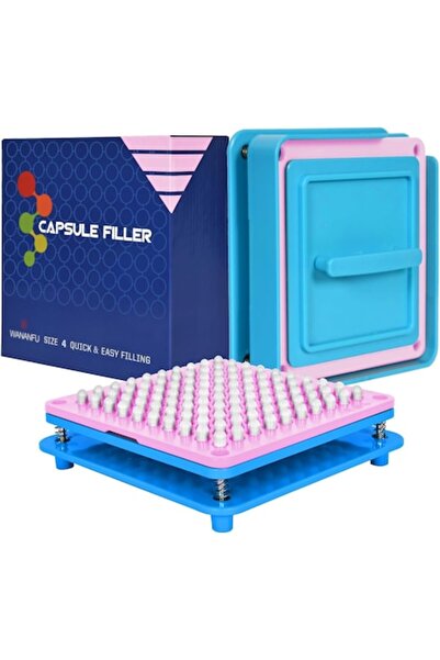 OEM Mașină de umplere a capsulelor, 100 capsule, mărimea 4, ABS, set complet ...