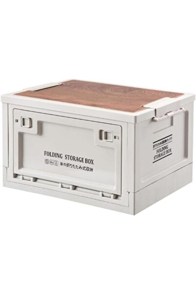 OEM Foldable camping storage box with lid, 1 set, multicolor