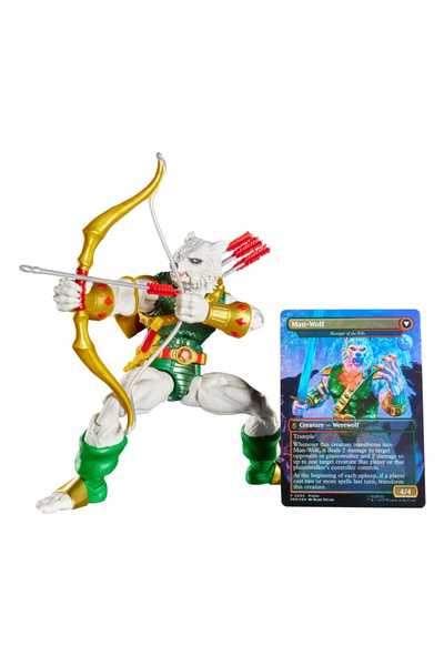Hasbro Marvel Legends Man-Wolf + Magic Foil Card 15 cm