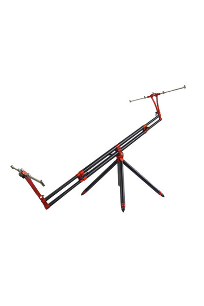 Dayko Bitubo Compact Rod Pod Black Red, 3/4 posts