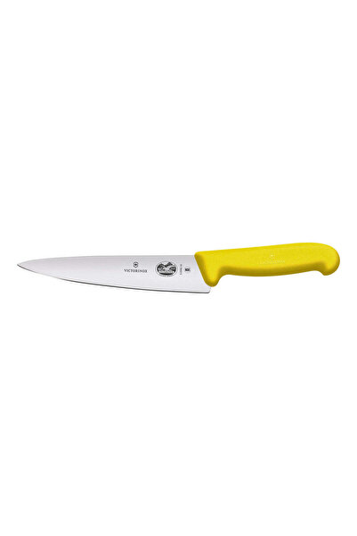 Victorinox Cutit Pentru Carne Fibrox 5.2008.19, Lama 19 cm, Galben