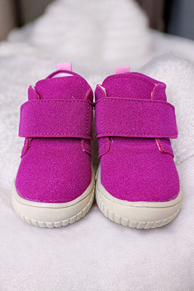 PATİK BEBE Girl's Lightweight and Flexible Orthopedic Sole Baby Shoes No. 19-23