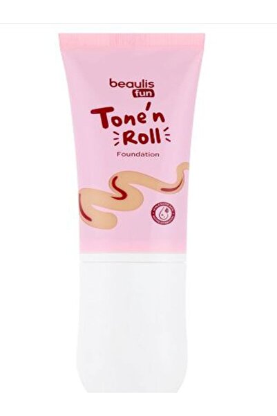 beaulis Fun Tone'n Roll Fondöten 199 Almond roll-on sünger aplikatörlu