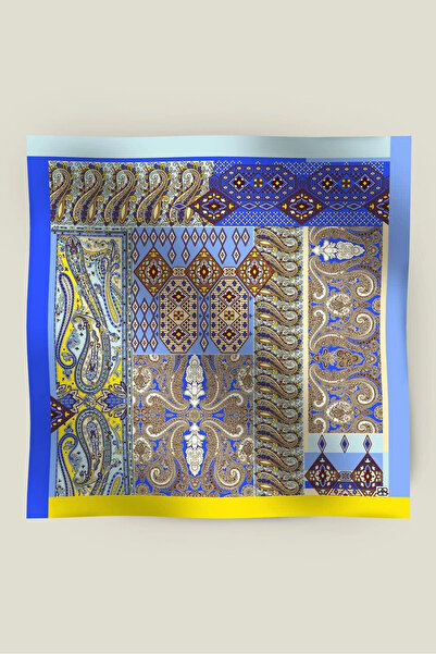 BUATLY وشاح سلطان تيفيل الحريري - أزرق