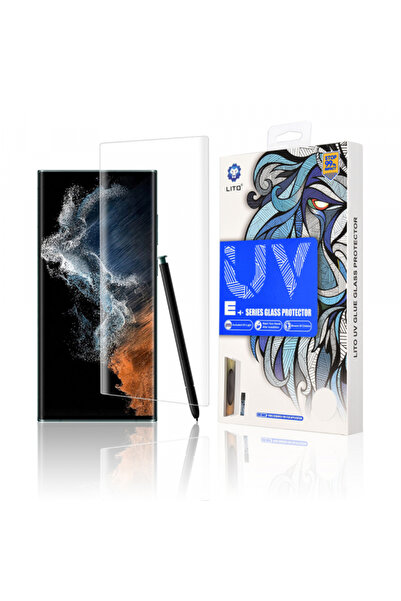 Samsung Lito Screen Protector for Galaxy S22 Ultra 5G S908, Tempered Glass, UV Glue,