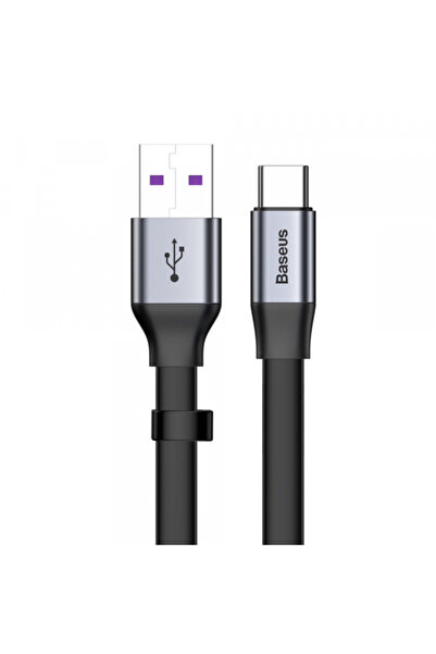 Baseus USB-A - USB-C Simple Data and Charging Cable, 40W, 0.23m, Gray CATMBJ-BG1