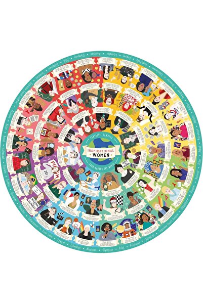 Ridley's Inspirational Women 1000-Piece Circular Jigsaw Puzzle