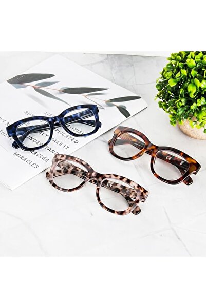 OEM KoKoBin Reading Glasses Set of 3, +2.00 Diopter, Oversize, Blue Light Protection, 50x40mm