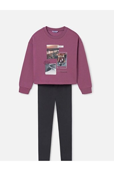 MAYORAL Set hanorac si colanti fete