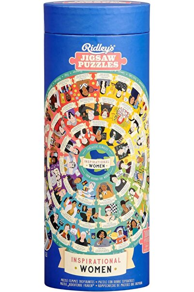 Ridley's Inspirational Women 1000-Piece Circular Jigsaw Puzzle