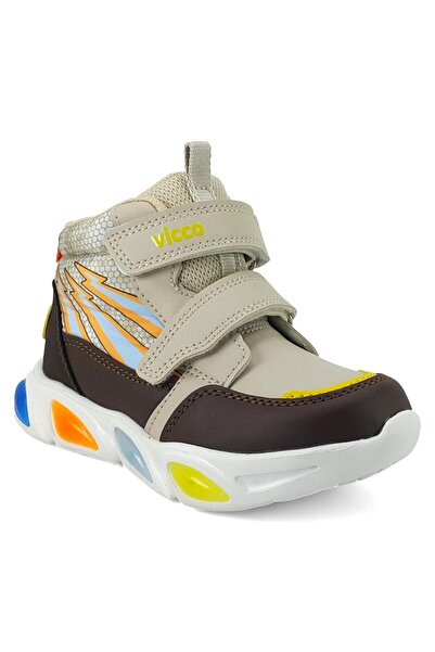 Vicco David 25Kb Children's Lighted Boots Beige