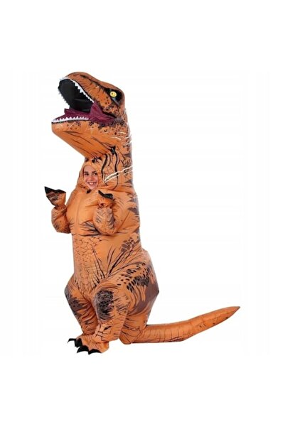 RESTEQ Costum gonflabil de Tyrannosaurus Rex pentru adulți (160–195 cm, 2,2 m)