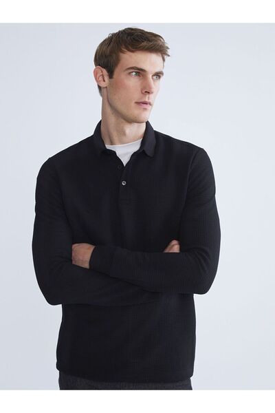 LC Waikiki Lcwaikiki Classic Polo Neck Men's Sweatshirt