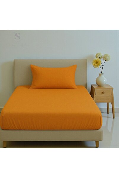 shules collection Linen Buldan Single Bed Sheet + Pillowcase