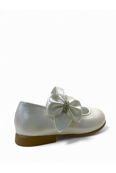 Tuğba Ortopedi 2226 Orthopedic Baby Girl Cream Ballerinas
