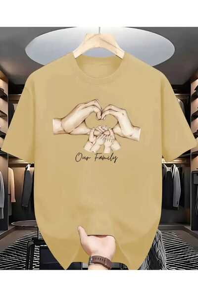ORVIO Group 'Our Family' (Heart) El Printed T-Shirt
