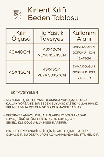 Uğur Home Ev Tekstili 2-Piece Furry and Patterned Throw Pillow Cover - 40X40Cm and 45X45Cm Stylish and Comfortable Decorative Pillow