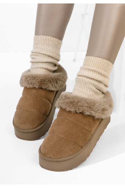 B T Shoes Women's platform clogs Lucelia brown