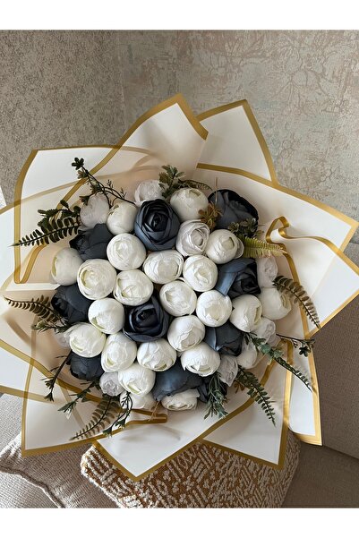 cloudhome Kız isteme çiçeği şakayık lacivert beyaz krem 51