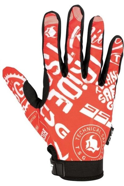 TSG Mănuși de bicicletă Sticky Red - Mărimea M