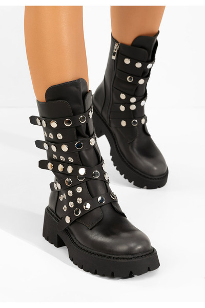 B T Shoes Women's Lottie grey high boots