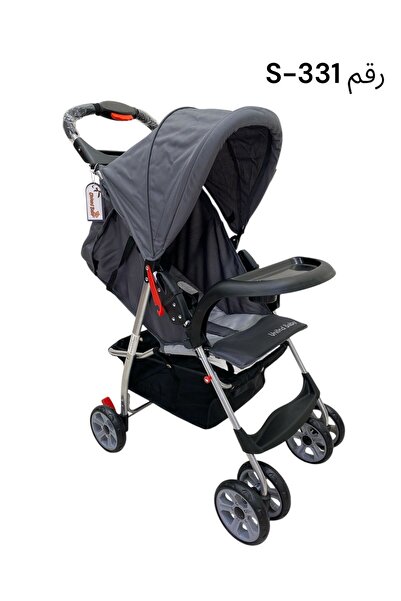 Unitedbaby عربة اطفال قابلة للطي بيد مزدوجة ومقعد قابل للامالة باوضاع متعددة ...