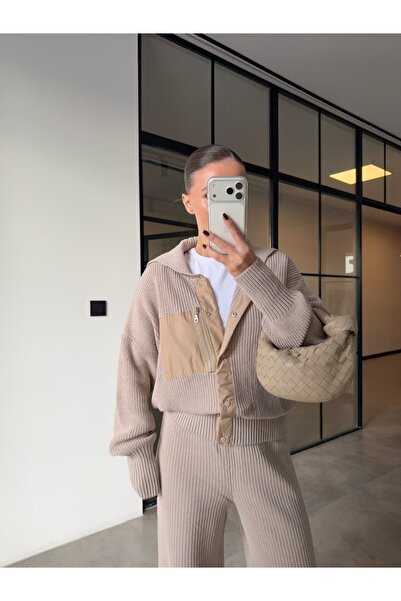 BB Bensu Buyruk SET DE TRICOTAJ DETALIAT PARACHUTE