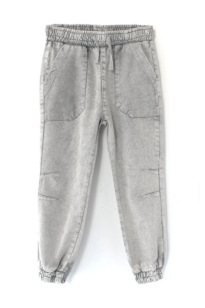 DobaKids Unisex Kids Jogger Denim Pants Gray Color Children Jeans Jogger Trousers Jean Kids Jogger