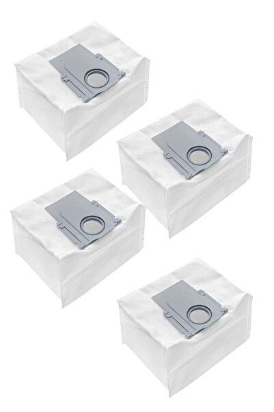ROPALDE 4Pcs Dust Bags Compatible with Roborock S7 Maxv Ultra-S7 Pro Ultra-S8 Plus-S8 Pro Ultra-Robot Vacuum Cleaner