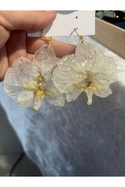 Lorys Boutique CERCEI ORHIDEE NATURALA PESTRITA