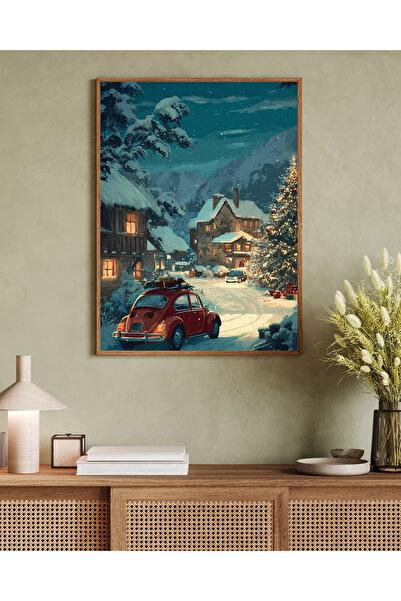 woodhomeworks Tek Parça Salon Ofis Dekor Tablo Vrynt