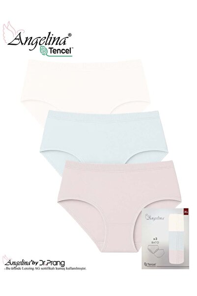 ANGELİNA 3-Piece Regular Waist Bikini Slip Panties