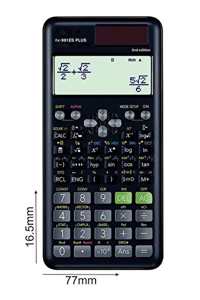 Primo Plus Fx-991Es Plus 2nd Edition Scientific Calculator Black